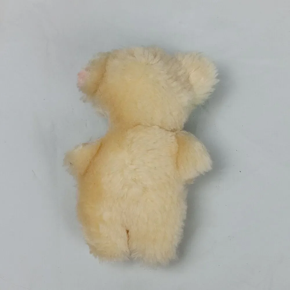 Mama Bear Hugging Baby Bear Plush Tan Pastel Rainbow Soft Stuffed Teddy Toy